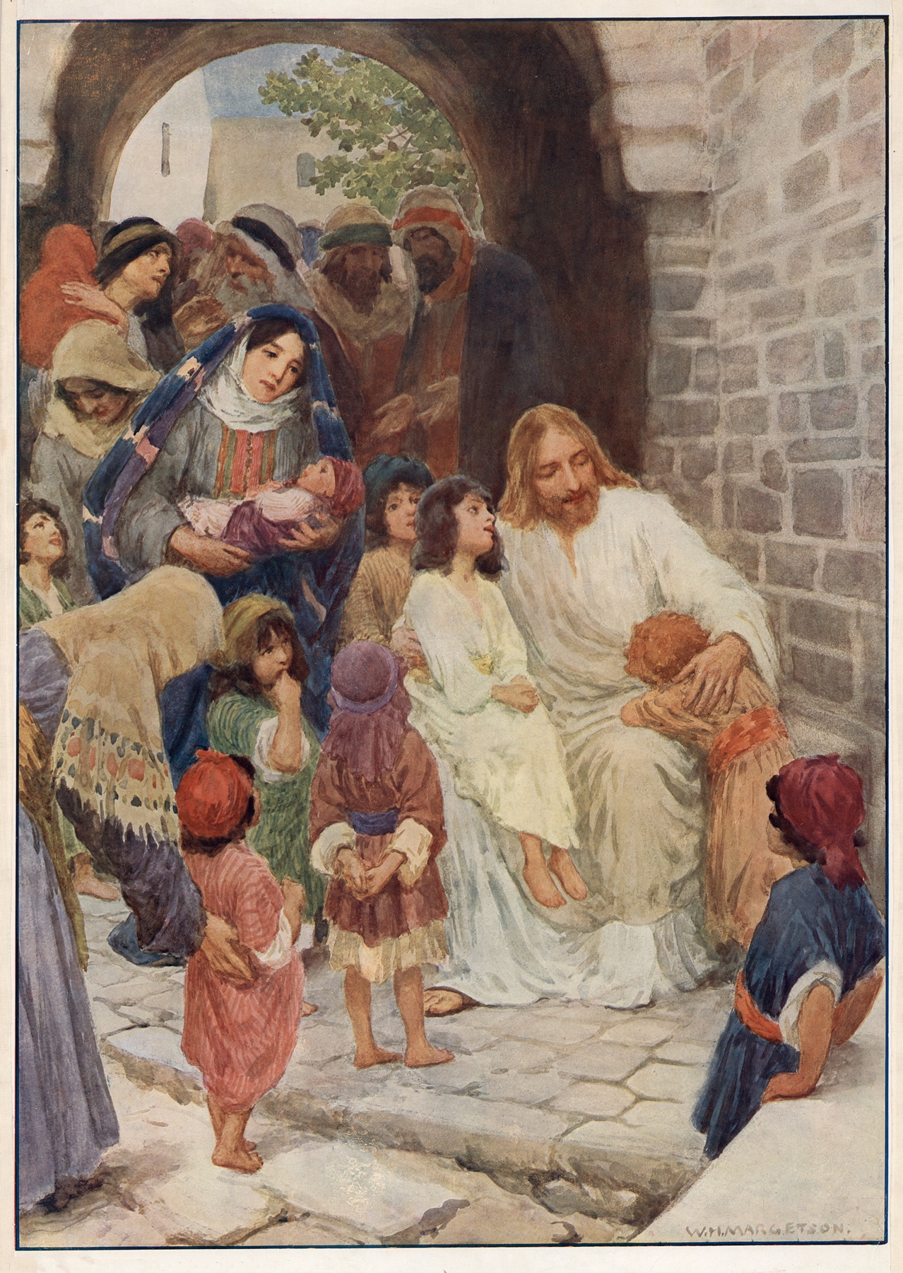 Christ Blessing Little Children (1904)